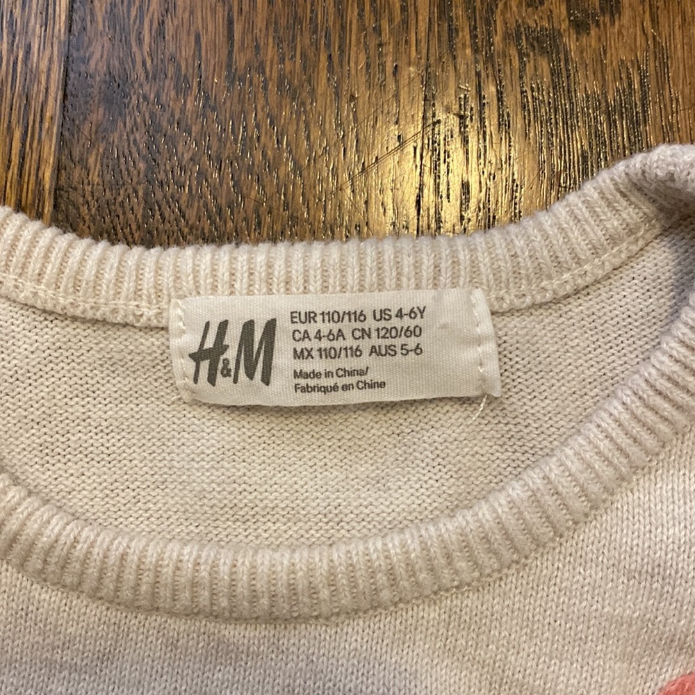 H&M toddler girls sweater - Picture 3 of 4